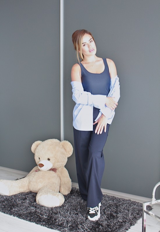Azure Night Top