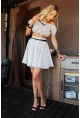 Crop- top Whisper in white 