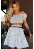 Crop- top Whisper in white 
