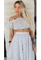 Crop- top Whisper in white 