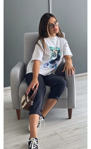 Тениска Rebel Nun Oversize 