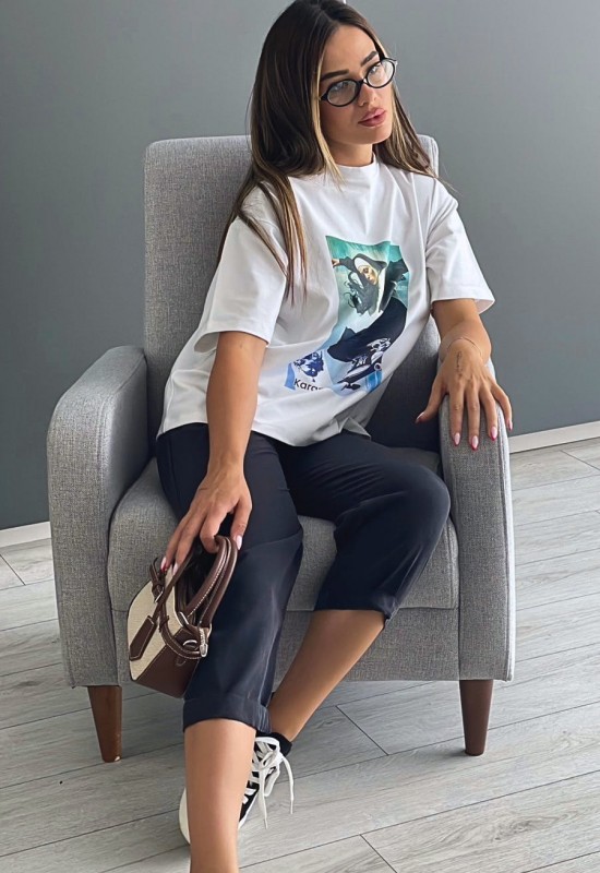 Тениска Rebel Nun Oversize 