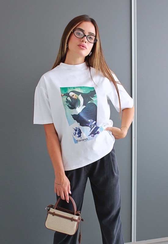 Тениска Rebel Nun Oversize 