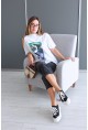 Тениска Rebel Nun Oversize 