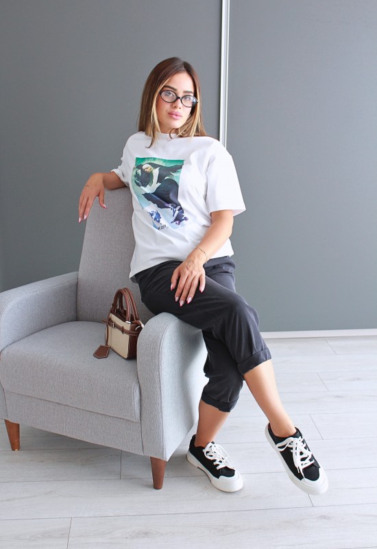 Тениска Rebel Nun Oversize 
