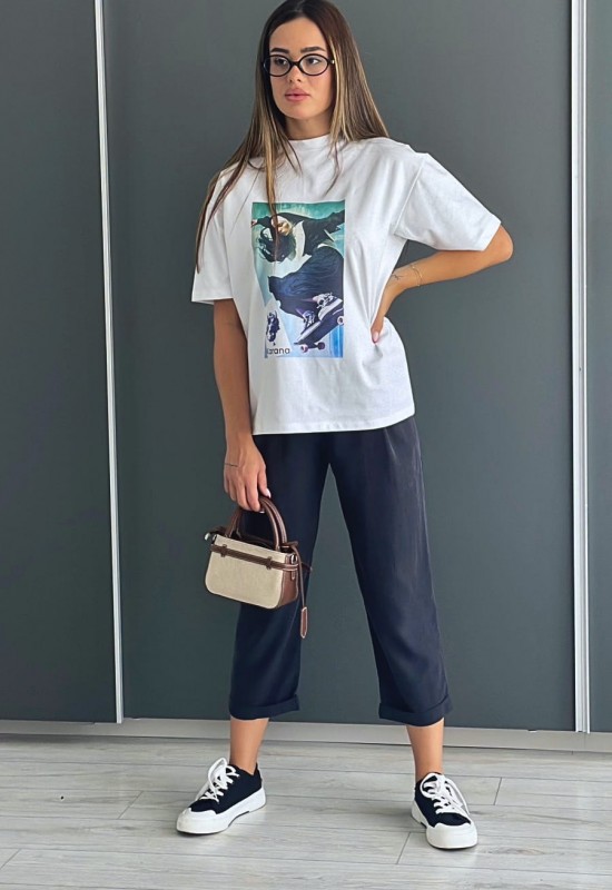 Тениска Rebel Nun Oversize 