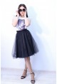 T-shirt Black and white butterfly 