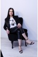 T-shirt с апликация Fashion