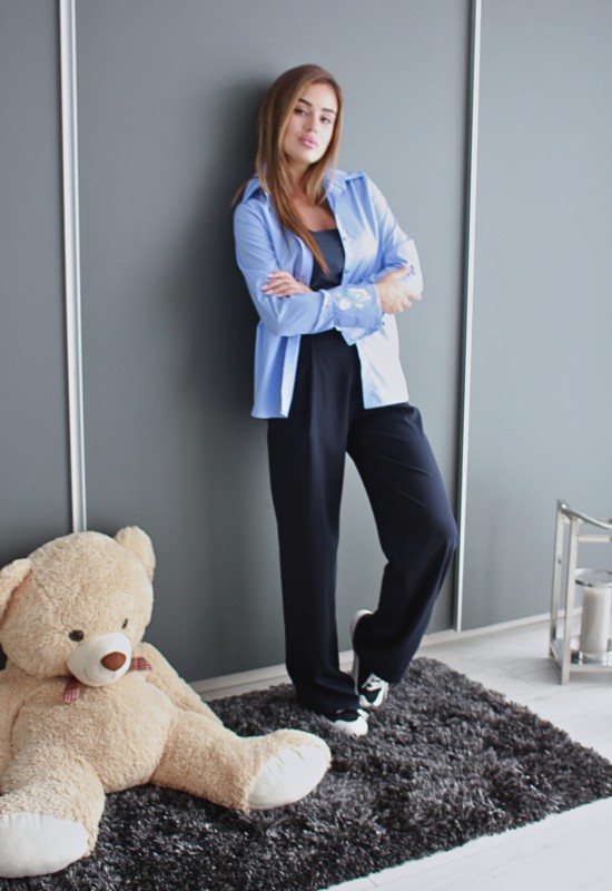 Navy Elegance Pants