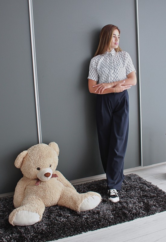Navy Elegance Pants