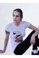 Черен клин от пунто-милано памучна материя 