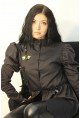 Черна риза  с буфан ръкав
