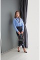 Класическа памучна риза Blue Elegance