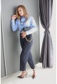 Класическа памучна риза Blue Elegance