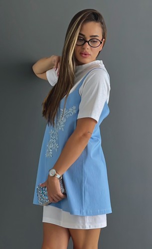 Къса рокля Karana blue Къса рокля Karana blue