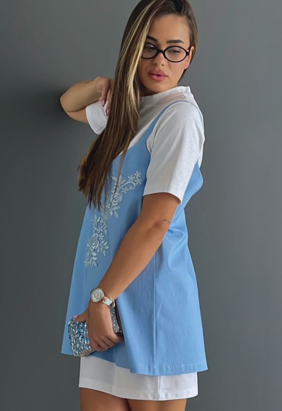 Къса рокля Karana blue Къса рокля Karana blue