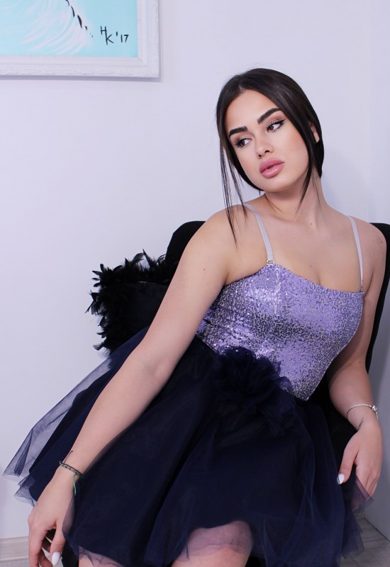 Рокля Midnight blue 